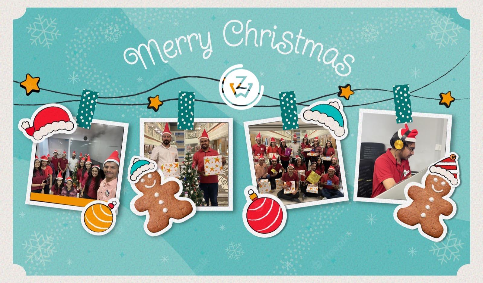 Holiday celebration collage