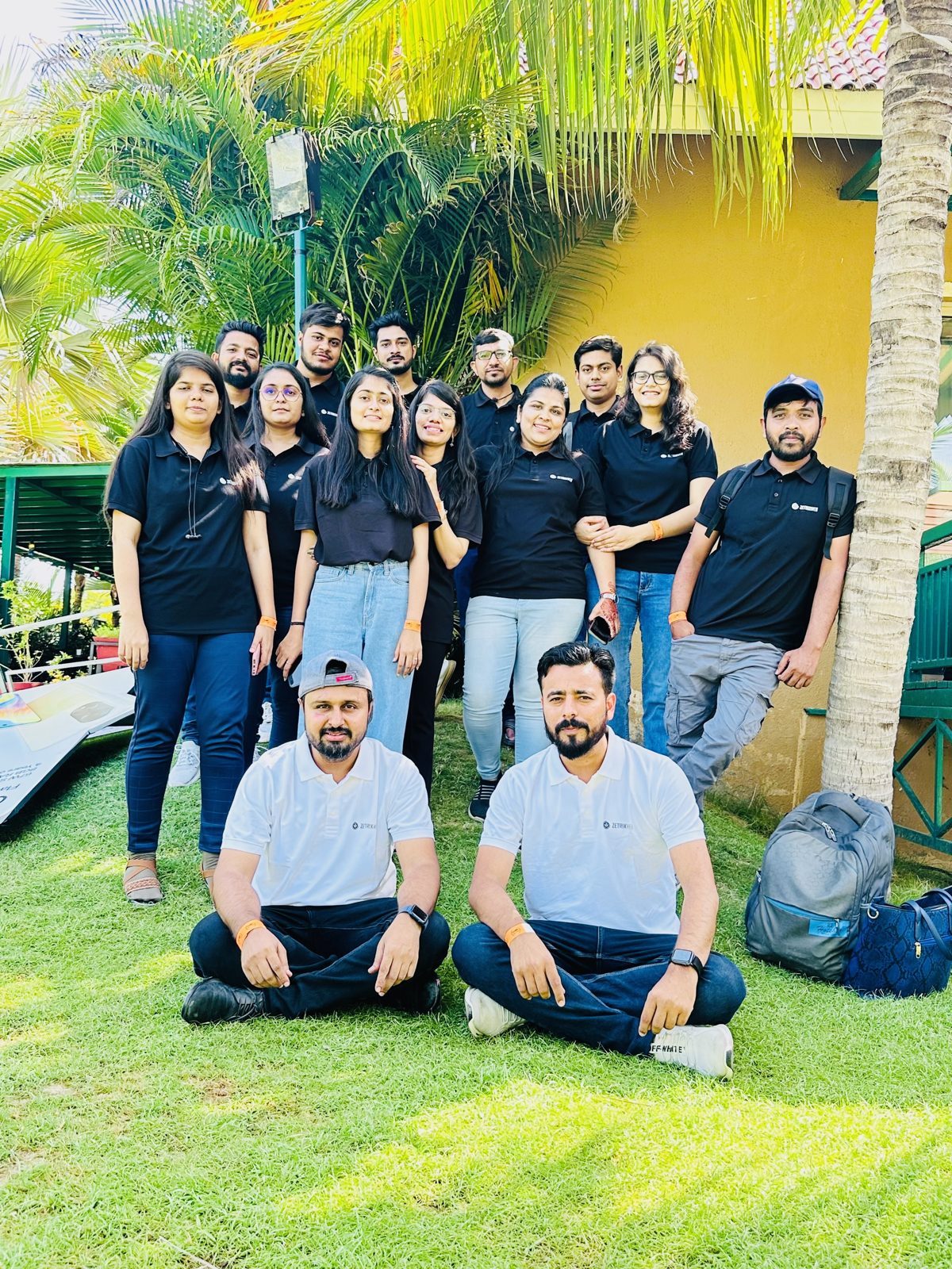 Zetrixweb team outdoors
